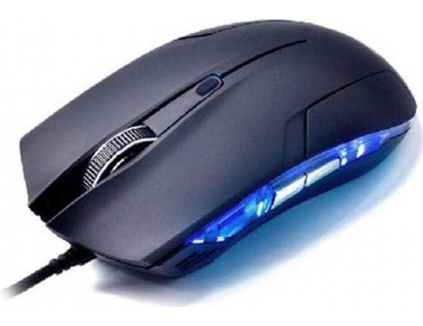 Mouse Cablato Cavo 1,5m LED Colorato 3 Tasti Rotella Gaming Tasto DP Nero PC...