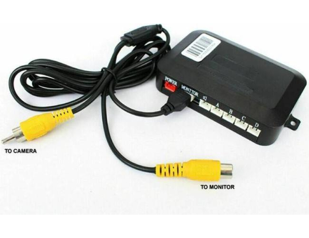 Porta Targa Automobile Retrocamera Waterproof Sensori Parcheggio Acustico 3