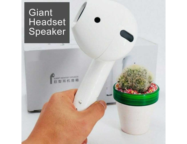 Speaker Bt V5.0 Cassa Portatile Multifunzione MK-101 Forma Auricolare Gigante...