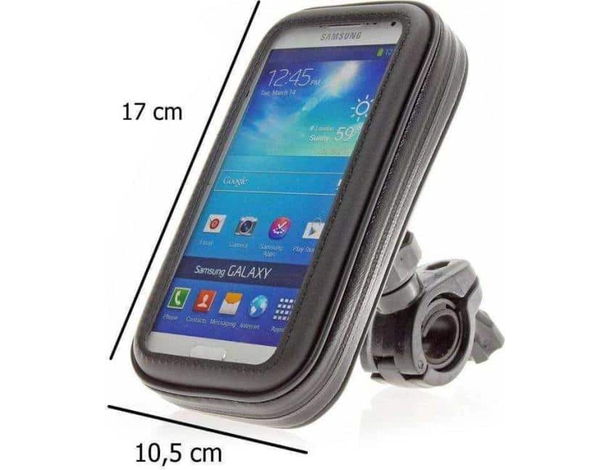 Supporto Cellulare Massimo 6" Pollici Da Bici Zip Impermeabile Touch...