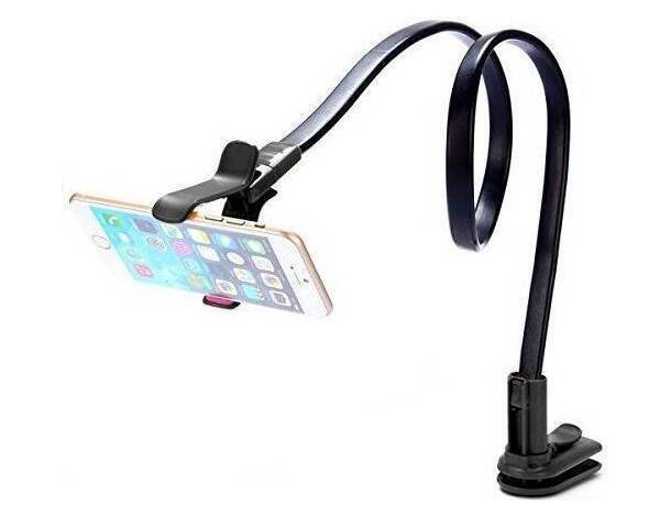 Supporto Telefono Snodabile Cellulare Pinza Intorno Collo Comodo Smartphone...