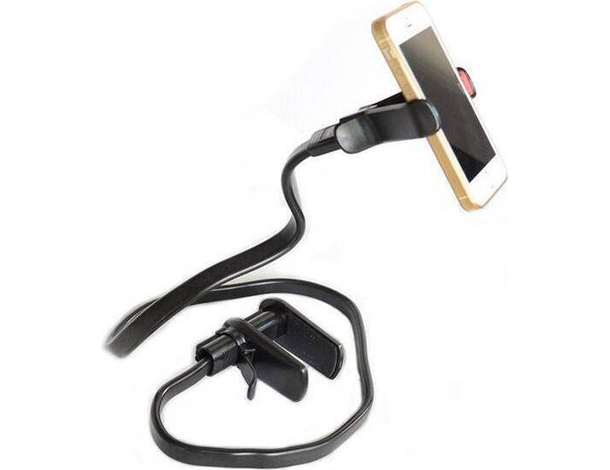 Supporto Telefono Snodabile Cellulare Pinza Intorno Collo Comodo Smartphone...