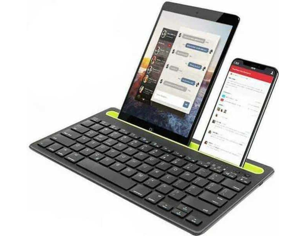 Tastiera Bluetooth Per Smartphone Tablet Supporto Senza Fili Ricaricabile Q-812
