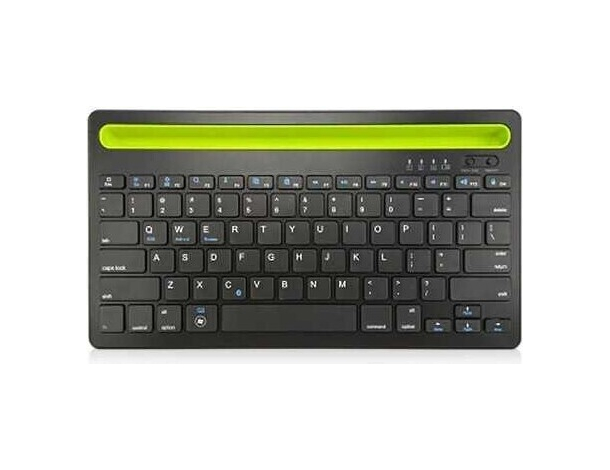 Tastiera Bluetooth Per Smartphone Tablet Supporto Senza Fili Ricaricabile...