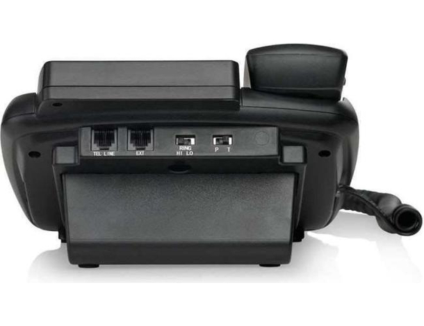 Telefono Fisso con Tasti Grandi Brondi Per Anziani Bravo 90 Nero con Vivavoce...