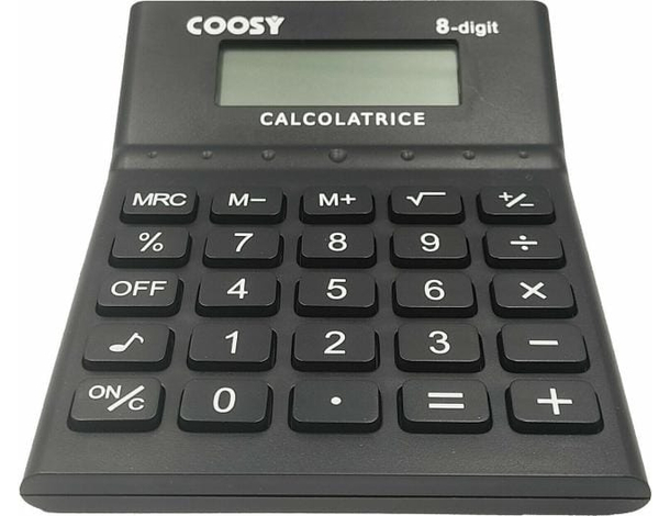 Calcolatrice Elettronica Digitale Suono 8 Cifre da Tavolo Studio Scuola Ufficio
