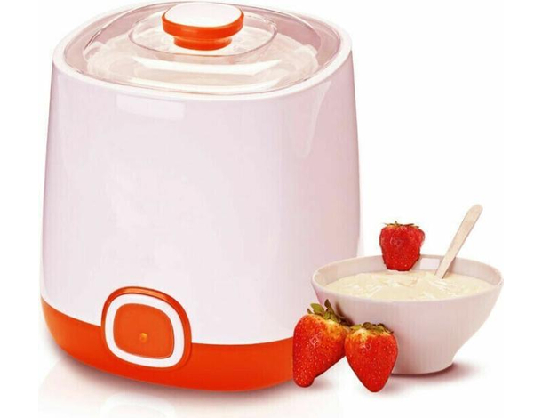 Yogurtiera Elettrica Macchina per lo Yogurt Automatica Capacità 1LT 20W HM-6535
