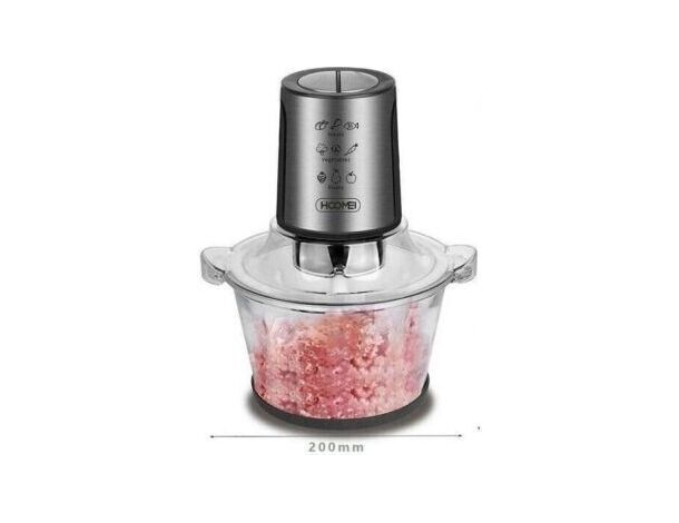 Mixer Tritatutto Elettrico da Cucina 2.5Lt Vetro Lame Acciaio Inox 400W...