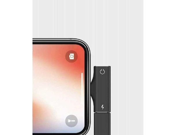 Adattatore Convertitore Di Carica e Cuffie Connettore OTG Lightning Maschio...