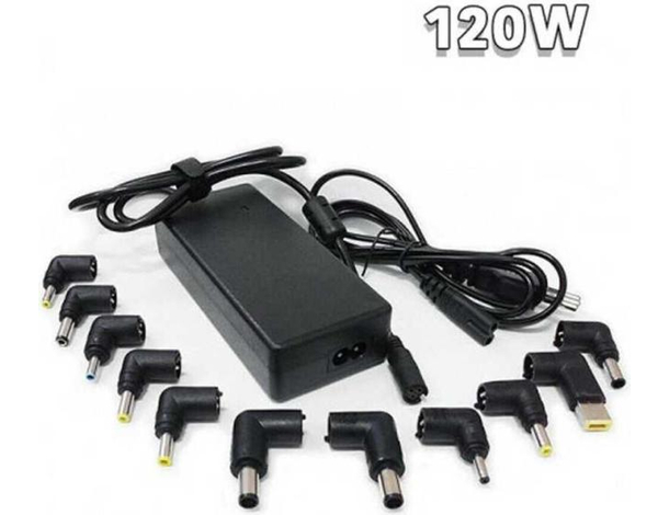 Alimentatore Universale PC 13 Adattatori 120 W Notebook Regola Voltaggio