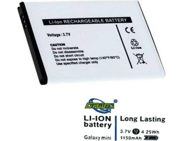 Batteria Sostitutiva Smartphone Compatibile Galaxy S3 Mini 1150Mah Ricambio