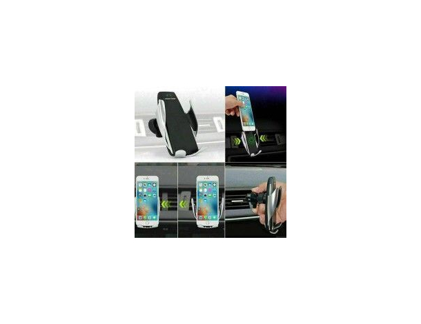 1xsupporto smartphone presa aria auto ricarica wireless qi caricatore charger