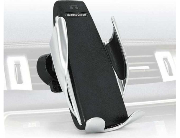 Supporto Smartphone Presa Aria Auto Ricarica Wireless QI Caricatore Charger...