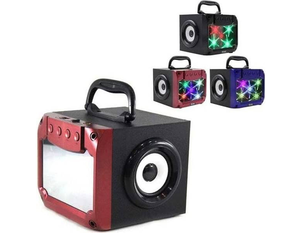 Cassa Bluetooth Mini Speaker Wireless Portatile USB Altoparlante RGB AUX FM