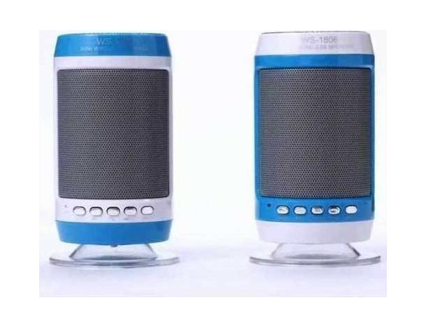 Cassa Portatile Con Radio FM SD USB Bluetooth Mp3 Smartphone Speaker LED...