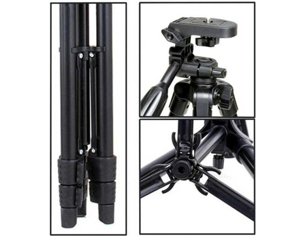 Cavalletto Treppiedi VDT5208 Smartphone Reflex Otturatore BT Supporto Tripode...