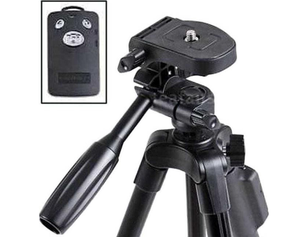 Cavalletto Treppiedi VDT5208 Smartphone Reflex Otturatore BT Supporto Tripode...