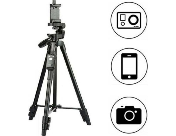Cavalletto Treppiedi VDT5208 Smartphone Reflex Otturatore BT Supporto Tripode...
