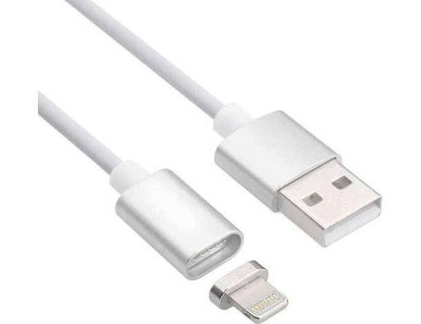 Cavo Ricarica Lightning Magnetico Caricatore Compatibile Apple Connettore 1m...