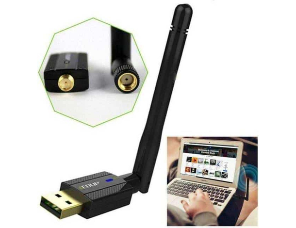 Chiavetta usb adattatore antenna ricevitore segnale wireless WIFI 300Mbps 5