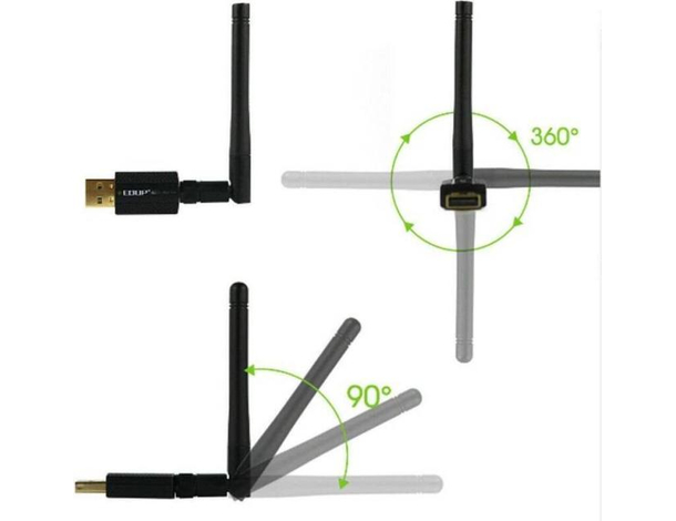 Chiavetta usb adattatore antenna ricevitore segnale wireless WIFI 300Mbps