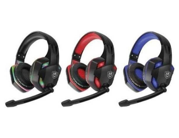Cuffie da Gioco Microfono Luce RGB Gaming PC PS4 Stereo LED XBOX 3,5 Jack...