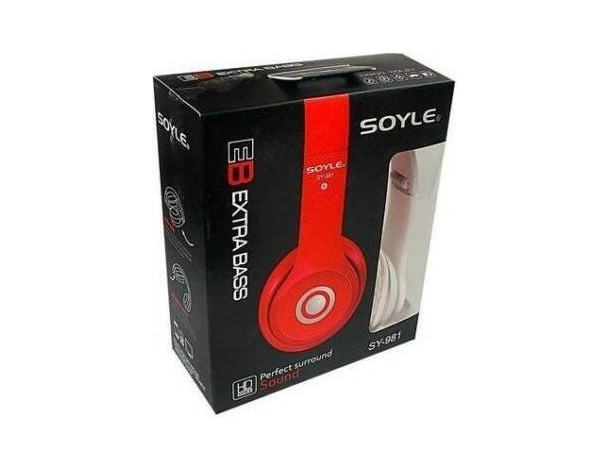 Cuffie Stereo Extra Bass Mp3 HD Voice Cavo AUX Headphones SY981 Musica 4