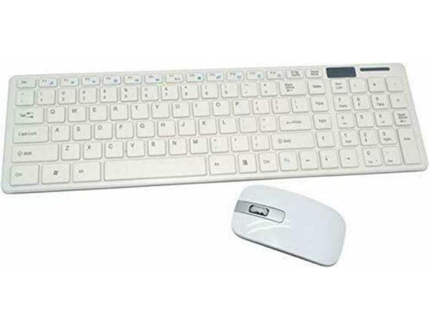Kit Tastiera e Mouse Mini Wireless 2.4GHz Senza Fili PC USB Wifi Computer...