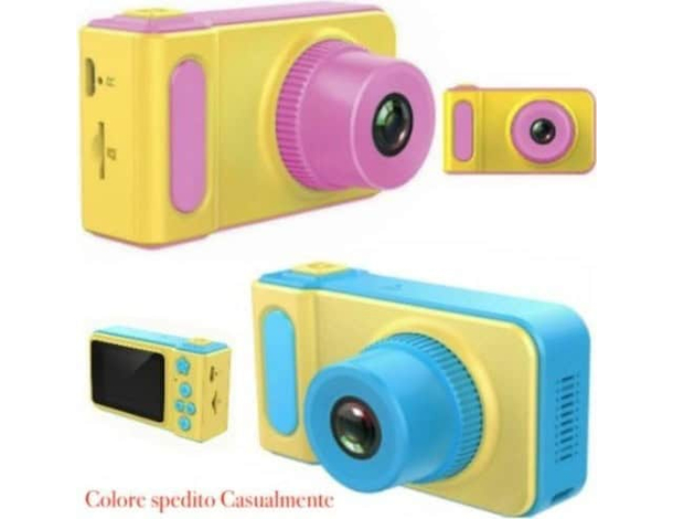Macchina Fotografica Gommata Bambino Bambina Camera Foto Video Fotocamera Baby