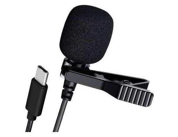 Microfono Lavalier Lighting AUX Micro Usb Smartphone Cellulare Registrare...