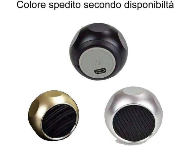 Mini Cassa Speaker M10 Musica Suono Connessione Bluetooth V4.2 Altoparlante BT