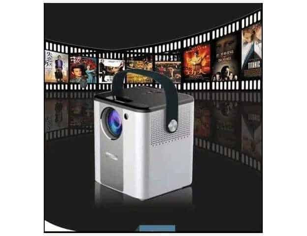 Mini Video Proiettore Android LED 4K 1080 HDMI USB SD Casa Cinema Wi-Fi 4