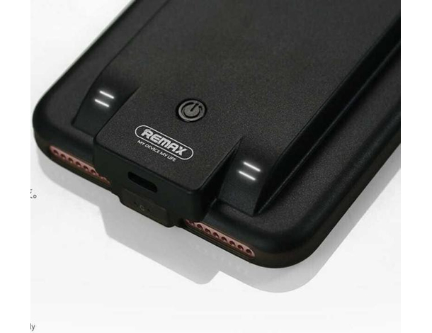 Power Bank per iPhone 6 7 8 Cover Batteria Integrata Caricatore 3800mAh Nero...