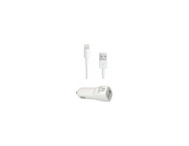 Presa Cavo 8 Pin 12 Volt Auto Accendisigari USB iPhone Smartphone Cellulare