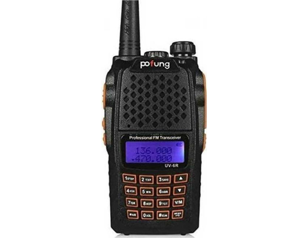 Ricetrasmittente Dual Band Baofeng / Pofung UV-6R VHF UHF 5w Batteria 1800 mAh