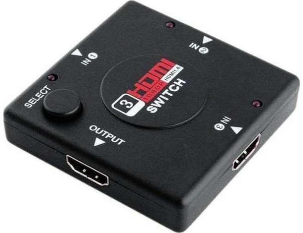 Sdoppiatore Adattatore HDMI 1.3B TV Switch 1080p Presa Multipla HUB 3 Porte...