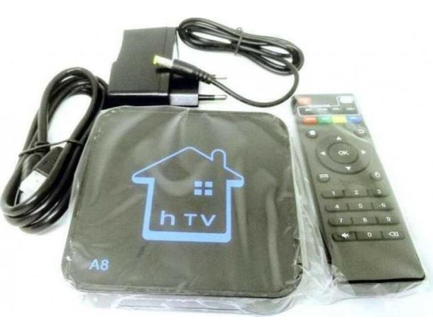 Smart TV Box Android RAM 2GB ROM 16GB Wi-Fi Telecomando HDMI IPTV RCA HTV A8...