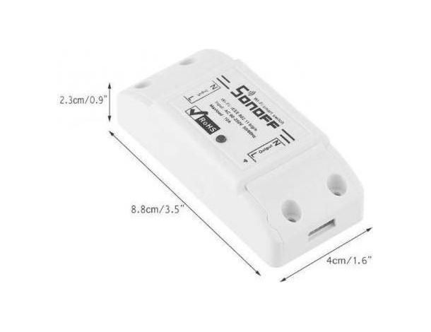 Interruttore Wi-Fi Sonoff Smart Switch Controller App Smartphone iOS Android...