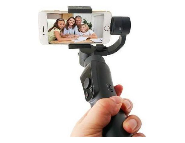 Stabilizzatore Smartphone Gimbal Scatta Foto Video Stabilizza 3 Assi...