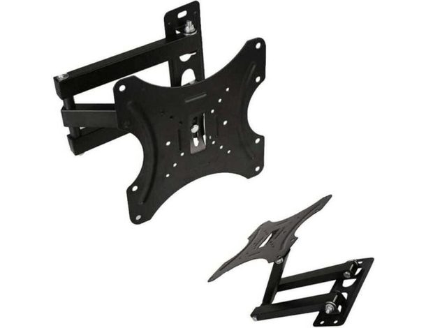 Supporto da Muro per Schermi TV LCD 14" 42" Robusto Snodabile Elegante 35Kg