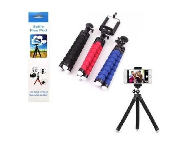 Supporto Treppiedi Pieghevole e Girevole Smartphone 18 Cm Foto Video Cellulare