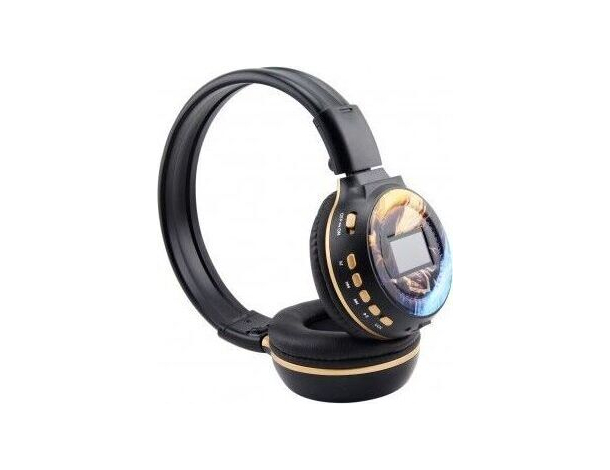 Cuffie Universali BQ-169s Batteria 320mah AUX SD TF Radio FM Display Mp3 WMA...