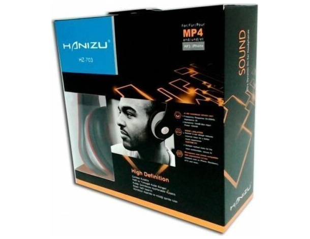 Cuffia Pieghevole HZ703 Cuffia Radio Musica Cavo Removibile Coppa Archetto 5