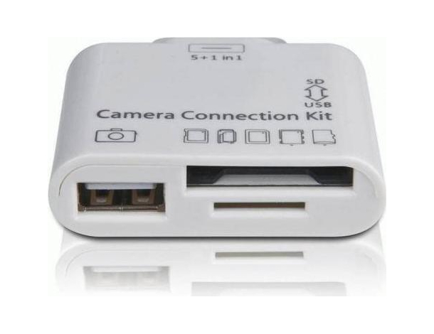 Adattatore iPad 1 iPad 2 Micro SD Scheda Pennetta Chiavetta USB Memoria Esterna