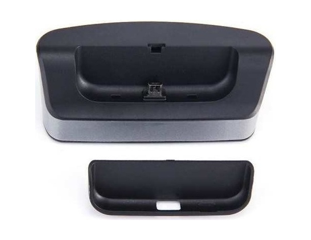 Base Ricarica Smartphone Samsung Galaxy S4 Stand Supporto Cellulare Nero 3