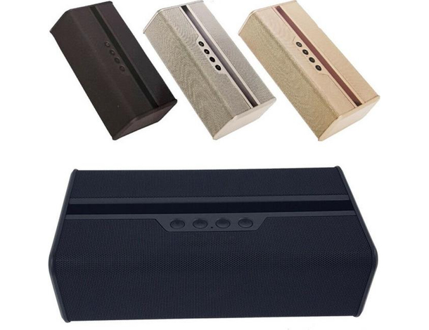 Cassa Bluetooth MU-201 Doppio Speaker Altoparlante AUX Radio FM USB Musica