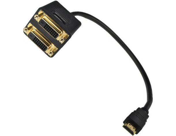 Cavo HDMI Maschio Sdoppiatore DVI Femmina Video Cavi TV PC Console Computer