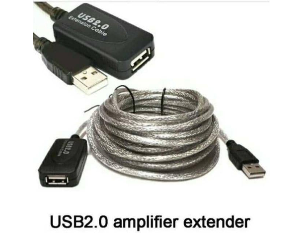 Cavo USB 2.0 Amplificato Prolunga Attiva 480Mps 10m Connessione Dati High...