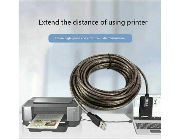 Cavo USB 2.0 Amplificato Prolunga Attiva 480Mps 10m Connessione Dati High...