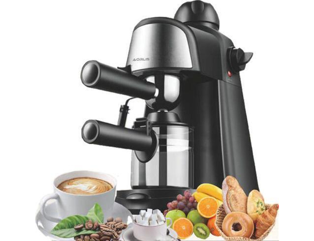 Macchina da Caffè Espresso Professionale da 800W Caffè Macinato Montalatte 4TZ